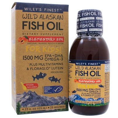 Wileys Finest Fish Oils - Wild Alaskan Elementary EPA 4.23 fl oz