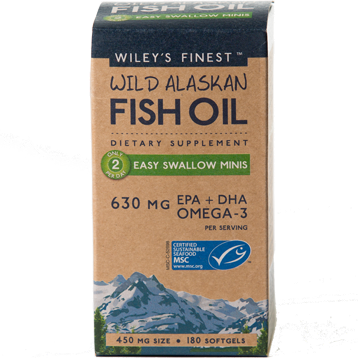 Wiley's Finest - Wild Alaskan Fish Oil 180 mini sgels