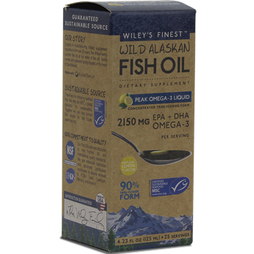 Wileys Finest - Wild Alaskan Peak Fish Oil 4.3 fl oz