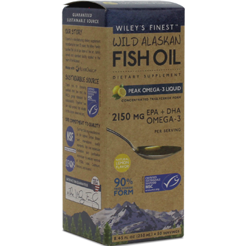 Wileys Finest - Wild Alaskan Peak Fish Oil 8.45 fl oz