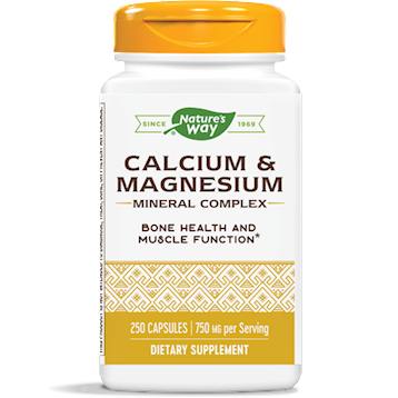 Natures Way - Calcium Magnesium 250 caps