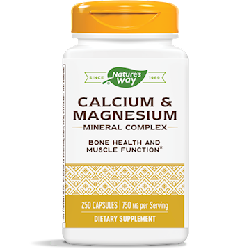 Nature's Way - Calcium Magnesium 250 caps