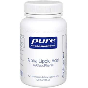 Pure Encapsulations - Alpha Lipoic Acid with GlucoPhen 120 caps