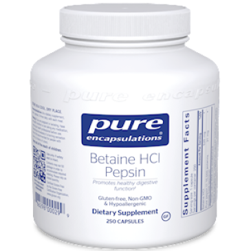 Pure Encapsulations - Betaine HCL Pepsin 250 vcaps