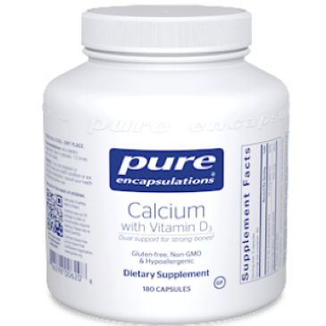 Pure Encapsulations - Calcium with Vitamin D3 180 vcaps