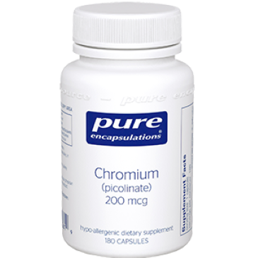 Pure Encapsulations - Chromium (picolinate) 200 mcg 180 vcaps