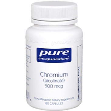 Pure Encapsulations - Chromium (picolinate) 500 mcg 180 vcaps