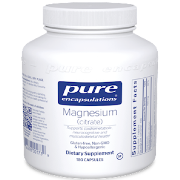 Pure Encapsulations - Magnesium (citrate) 150 mg 180 vcaps