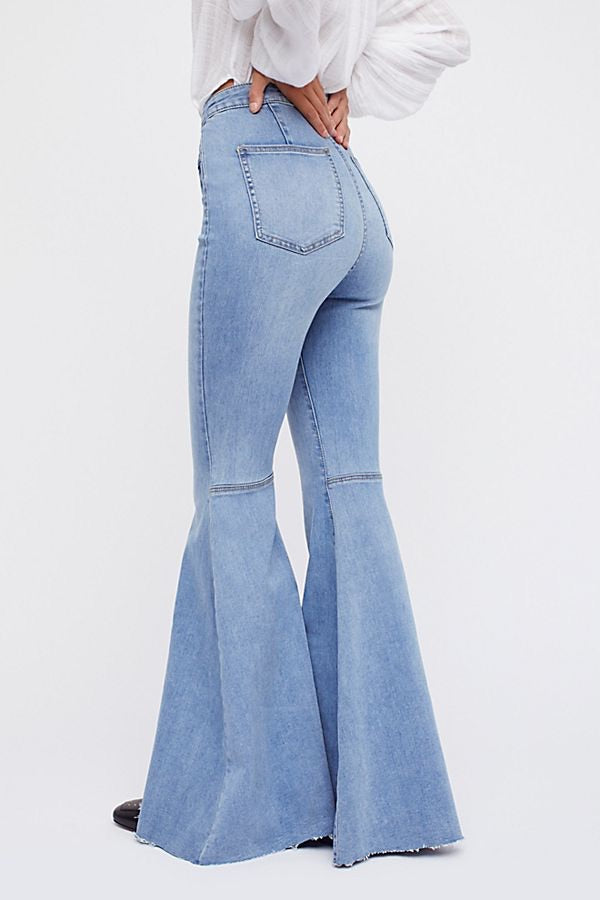 just float on flare jeans