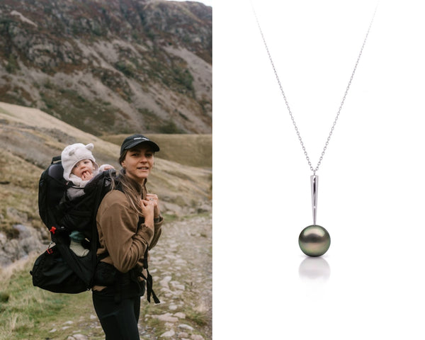 Tahitian pearl pendant necklace for the adventurous mum