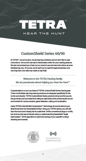 Download the CustomShield Series 60/90 Product Manual