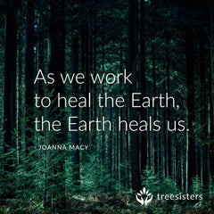 as we work to heal the earth