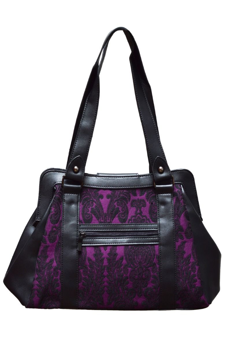 Maplesage Handbag Purple – blackwidowlondon