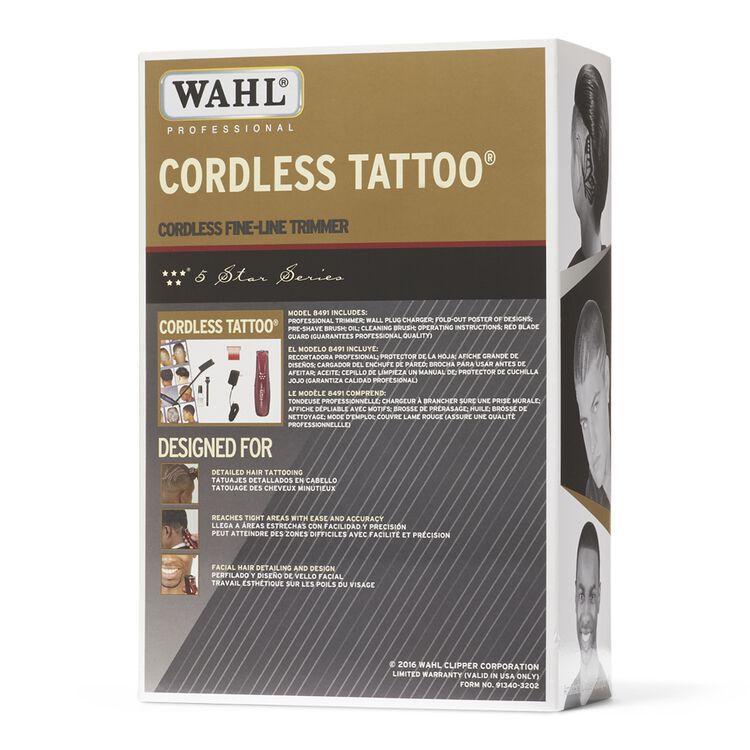 wahl 5 star cordless tattoo trimmer