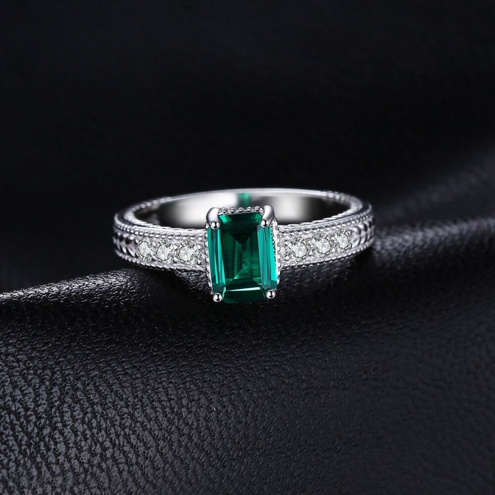 Emerald Cut Emerald Ring