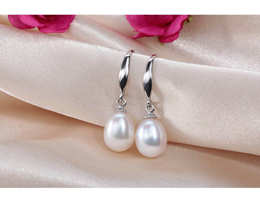 Pendientes de perlas para mujer