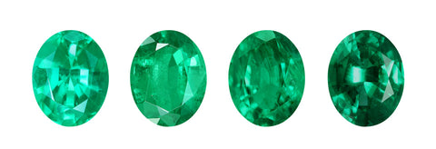 Smaragdsmykker | Emerald Diamond Ring, øreringer og halskjede