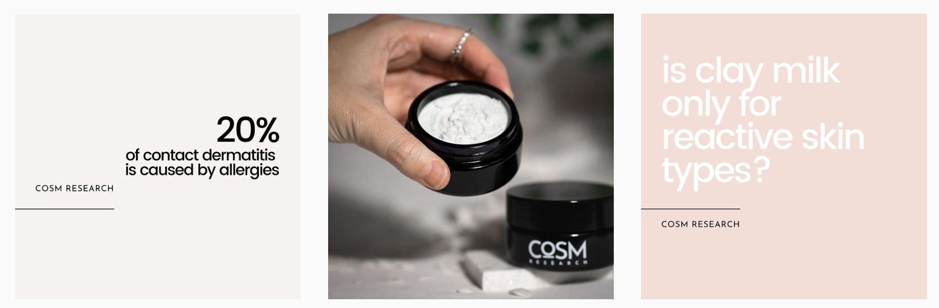 COSM Research skincare