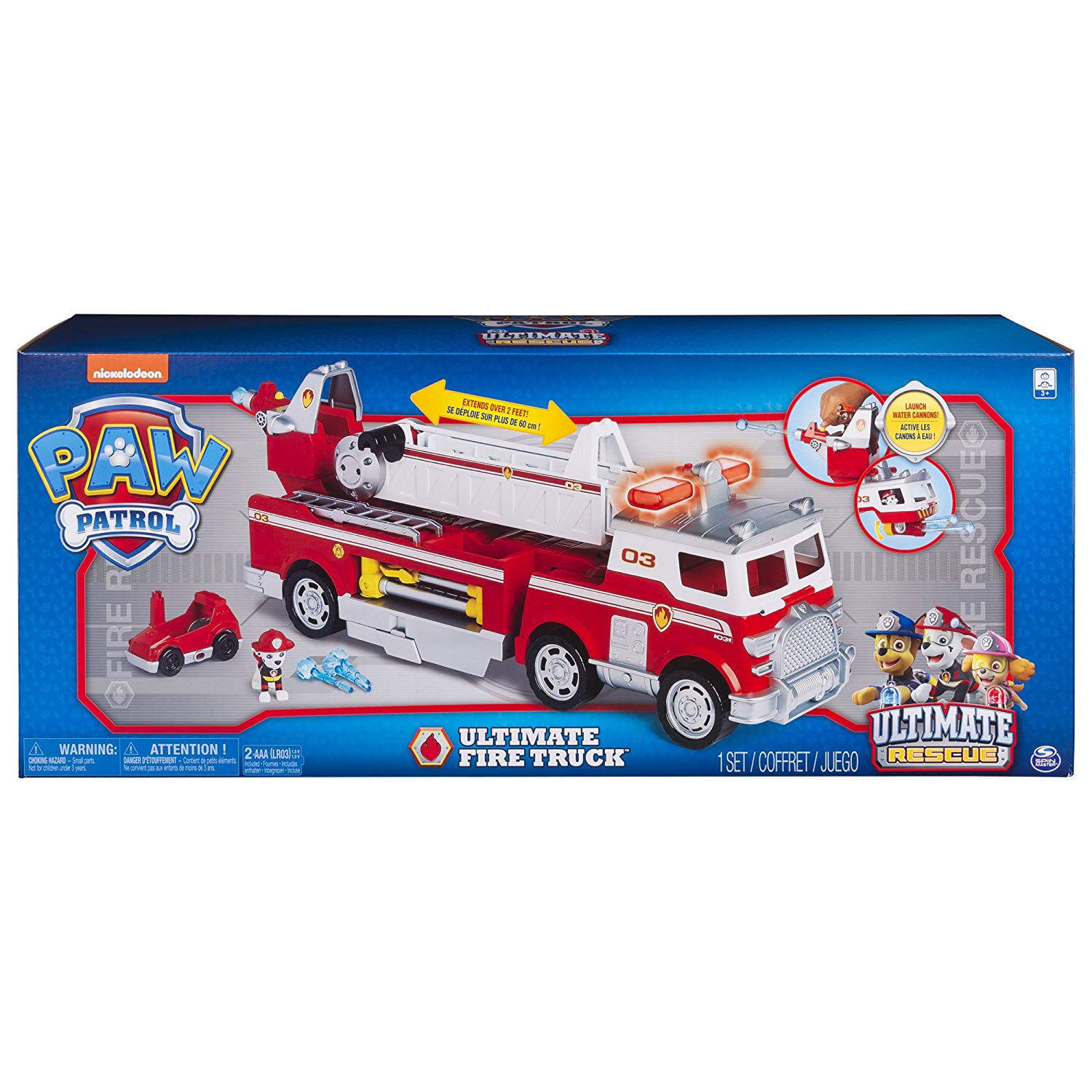 paw patrol ultimate fire truck video