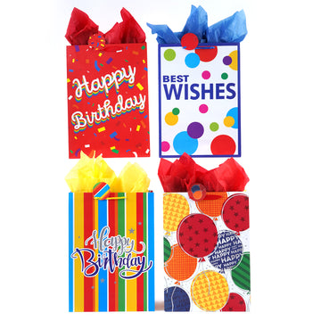 High-quality birthday party goodie bag In Many Fun Patterns 