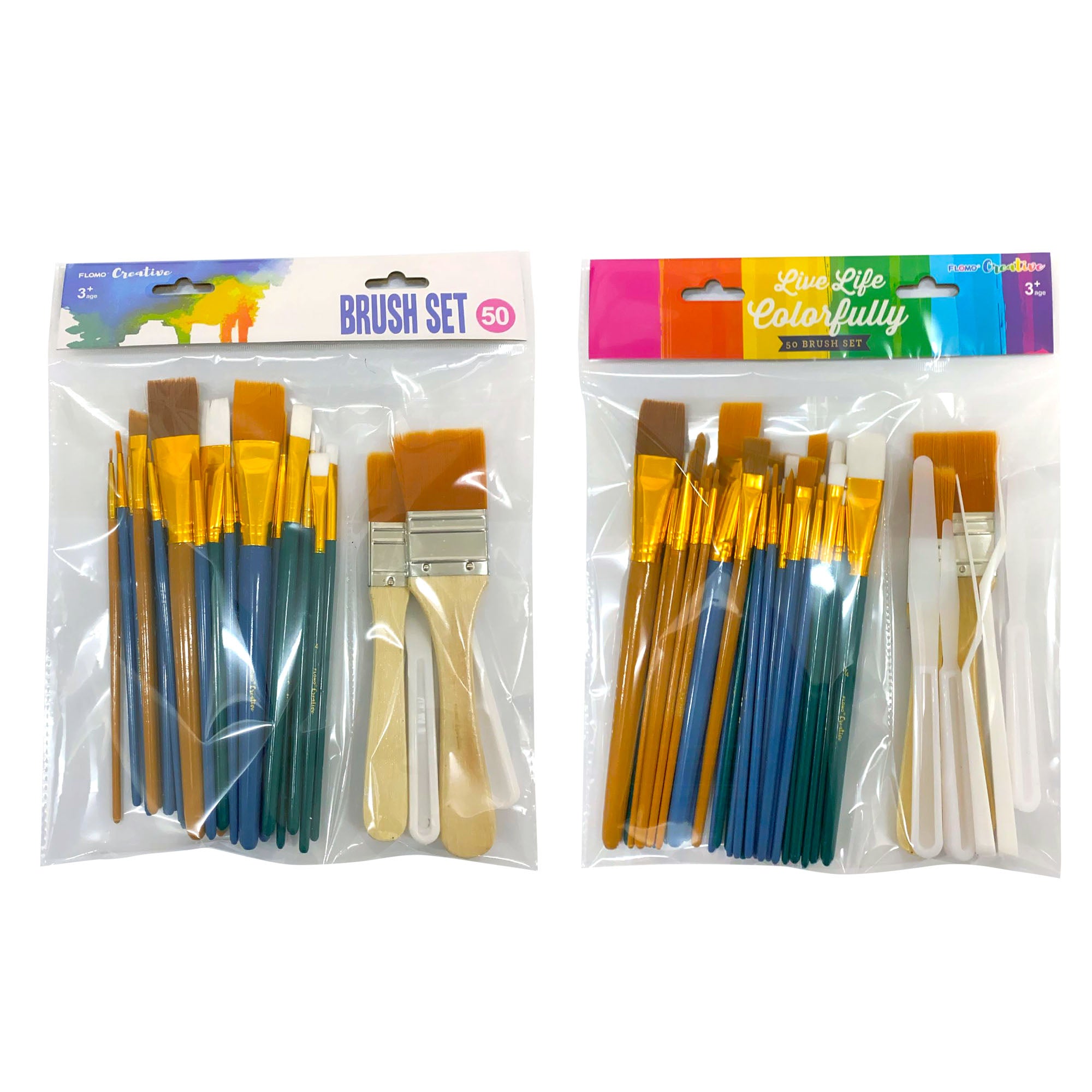 ''50Ct Brush Set, 2 Assortments''