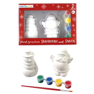 Gnomes Ceramic Painting Kit For Kids Adults And Teens With 3ml Paint Pod  Strips, 2 Brushes, 2 Ready-To-Paint Ceramics