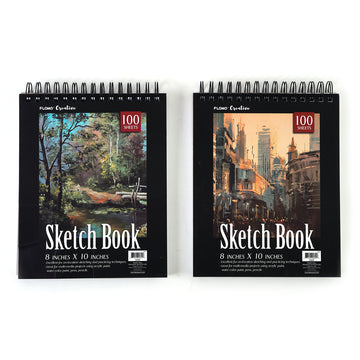 11X14 100Sht Side Spiral Professional Grade Sketch Book, Mixed Media