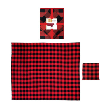 60 Gingham Fabric Red - 1