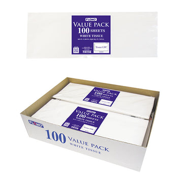25pk White Tissue Paper Sheets for Packaging 75 x 50cm, White Tissue Paper  for Wrapping Gifts, Tissue Paper for Packaging