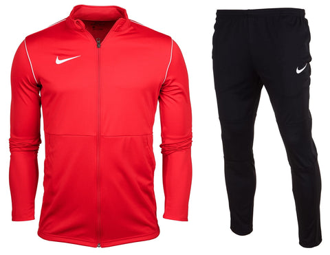 chandal nike negro y rojo