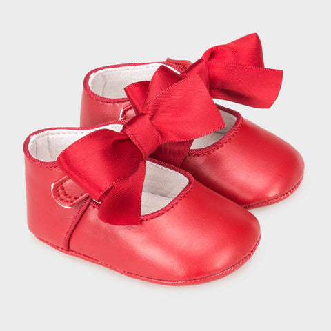 red patent baby girl shoes