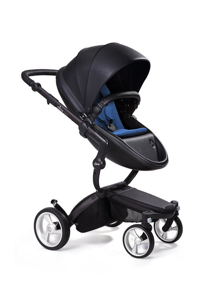 mima stroller blue