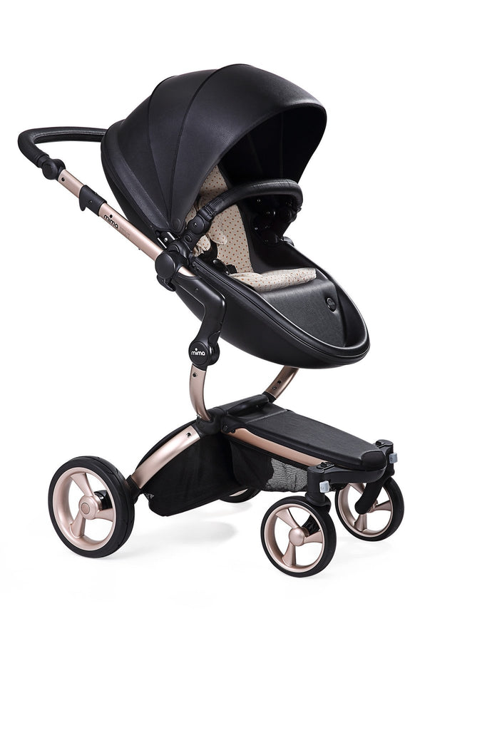 mima stroller rose gold