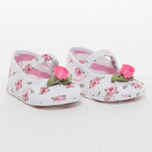Baby Girls Floral Pre-Walker Shoes 