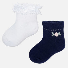 navy blue socks for baby girl