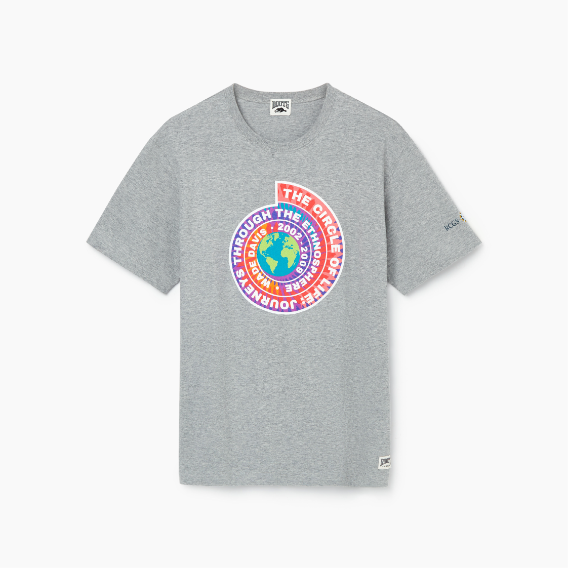 RCGS x Roots Wade Davis expedition t-shirt