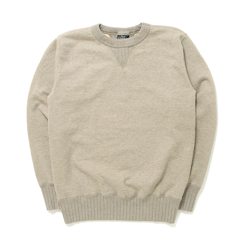 Tsuriami Loopwheel Crew Neck Sweatshirt in Grey FN-SWC-211 – Tempo