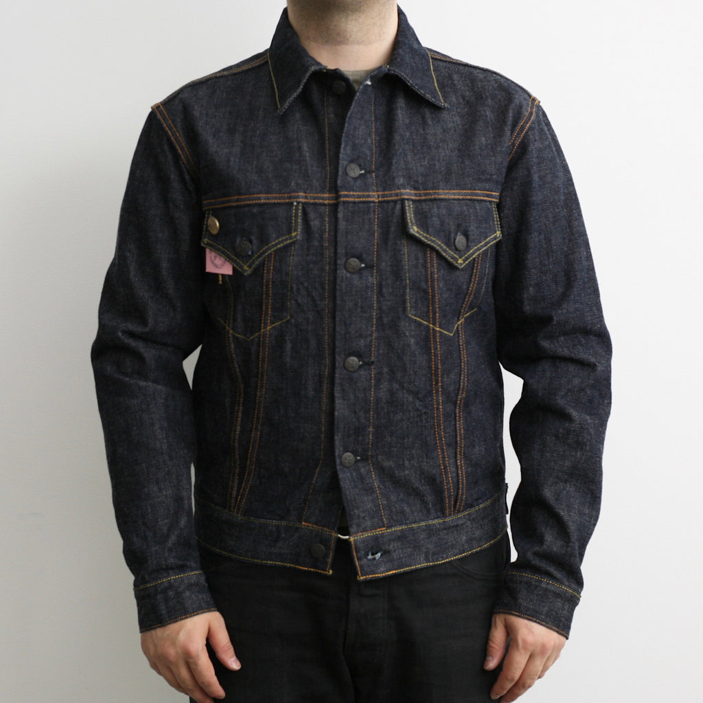 Premium Selvedge Denim Jacket - Three Kingdoms Overalls at TEMPO