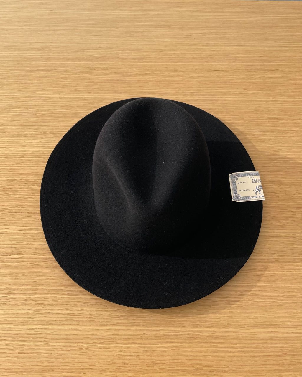 H. W. Dog Travelers Hat in Black at TEMPO Design Store SF CA – Tempo