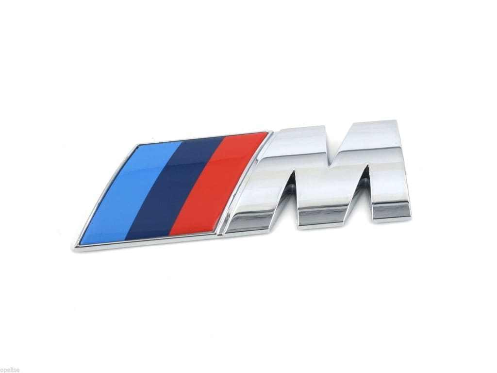 Emblema logo M para laterales (aletas). Original BMW