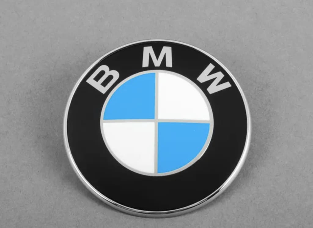 Insignia emblema BMW original D = 70 MM para BMW Z1 y Z3. Original BMW