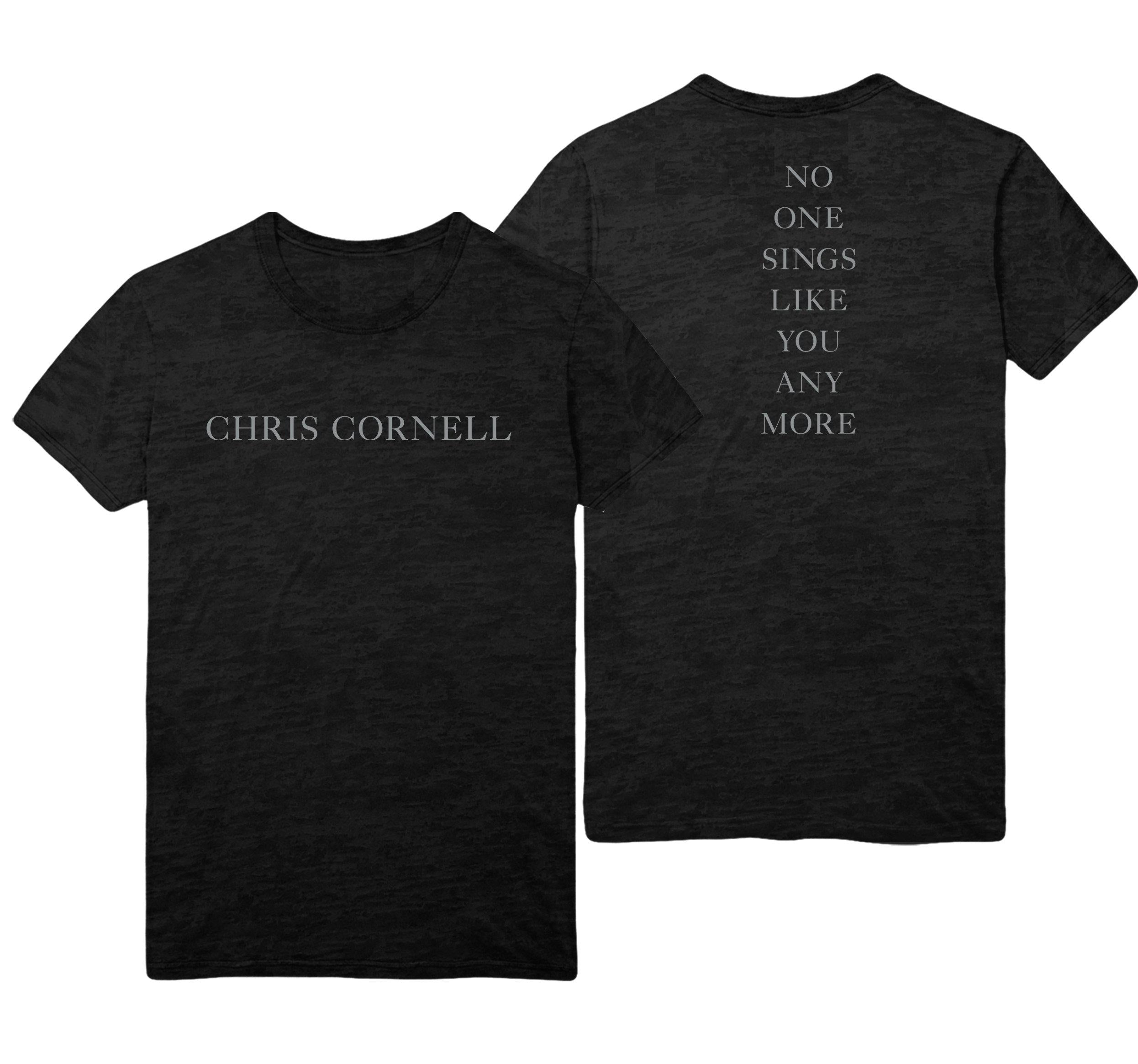 No One Sings Like You Logo Tee - Chris Cornell product image