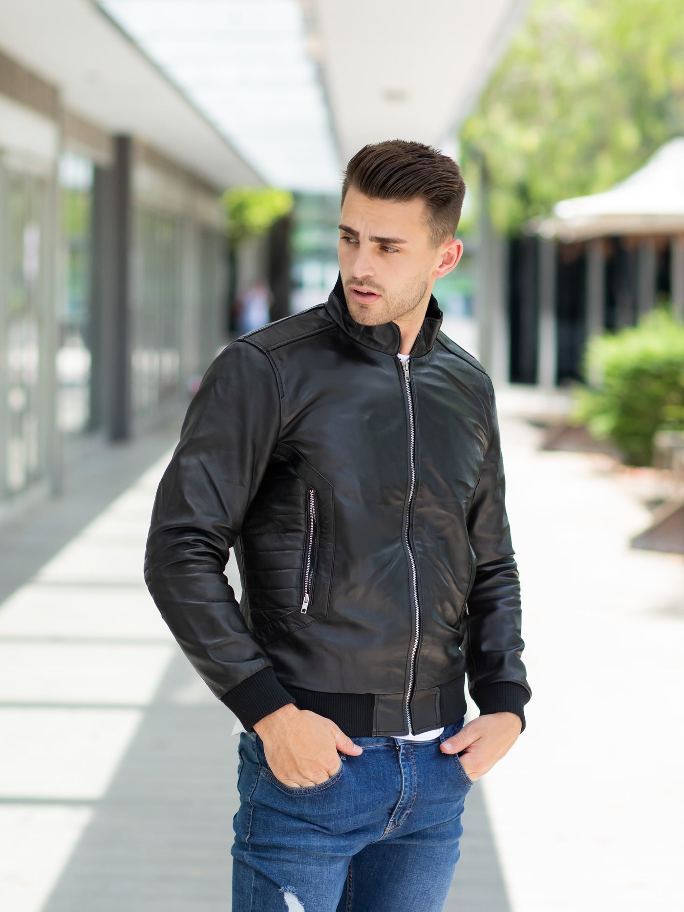 Mateo Black Leather Jacket – Sculpt Leather Jackets