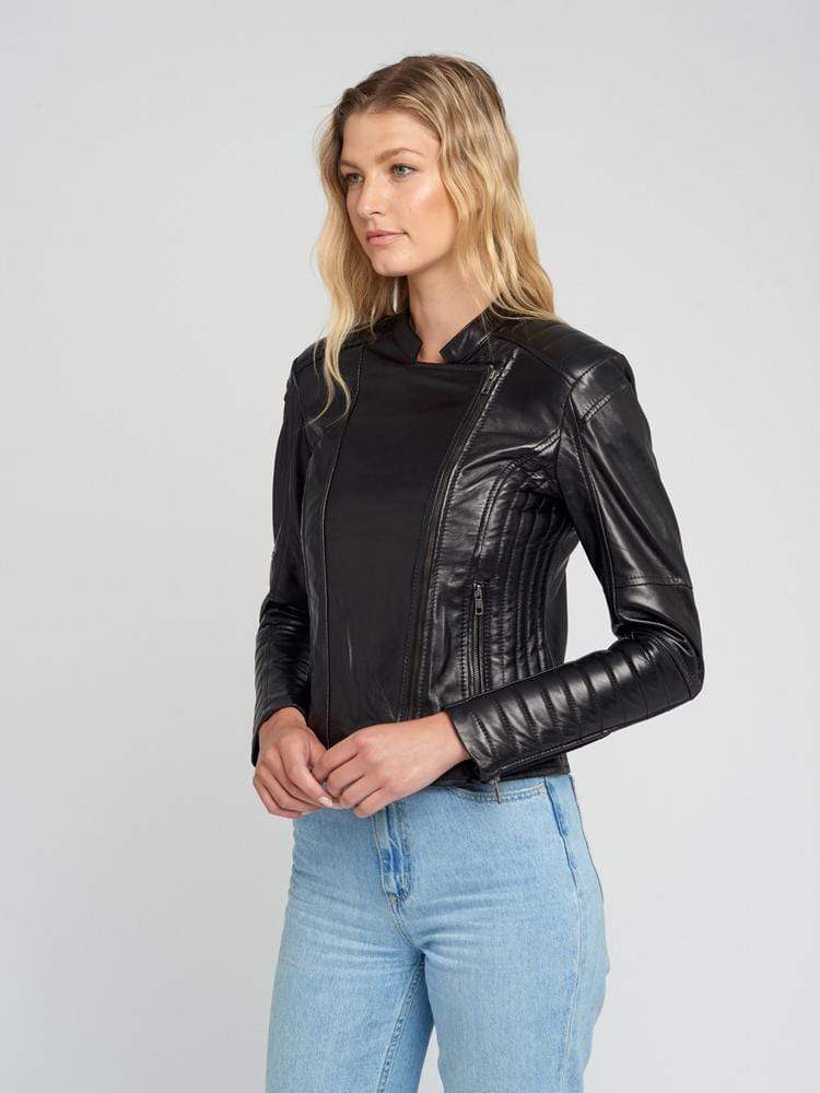 Vintage Quilted Leather Jacket – Sculpt Leather Jackets