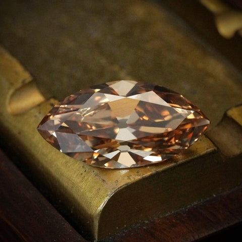42.91-carat, fancy-deep-brown-orange diamond with SI1 clarity
