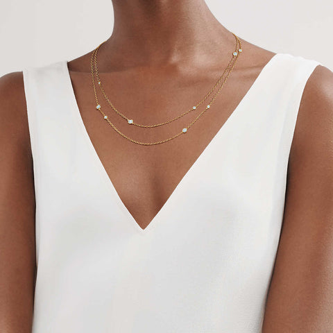 Elsa Peretti Diamonds By The Yard Necklace