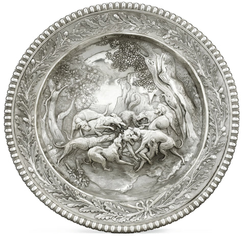 Paul de Lamerie repousse dish