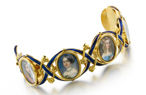 Victorian-era portrait bracelet