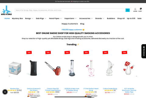 WOB Online Head Shop