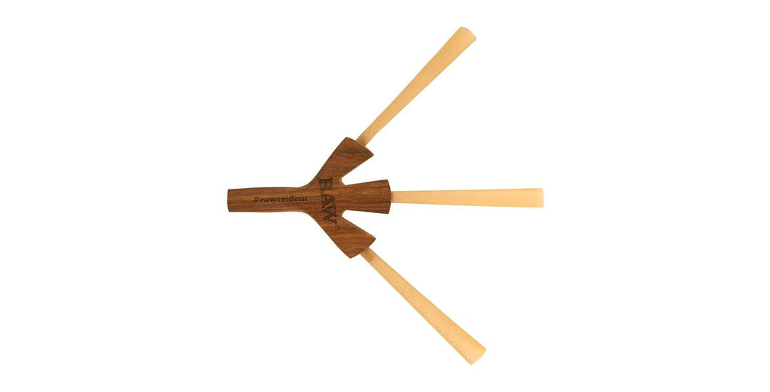 RAW Trident Wooden Cigarette Holder